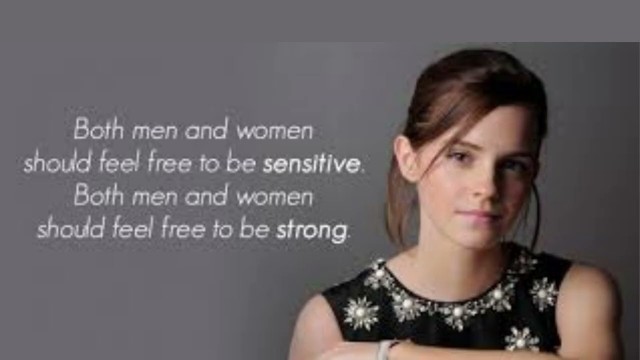'Quotes Today \" Emma Watson \" That Motivate Me \" Women And Men Have The Same Rights. \"'