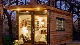 'Amazing 20\' Shipping Container Home in Texas - great use of space'