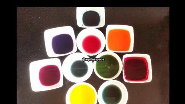 'How to Make Natural Food Colors at home|घर पर नेचुरल फ़ूड कलर्स बनाने की रेसिपी |Arpita\'s Space'