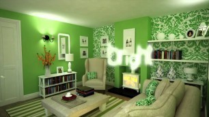 'Colour schemes: decorating with green'