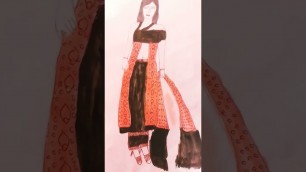 'fashion designer drawing suit 