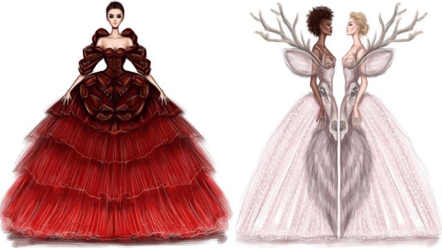 'Creative Fashion illustrations compilation! Amazing Art! 