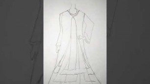 'Fashion Designing Drawing | Garment - 1