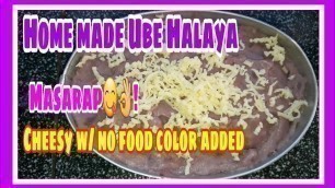 'How to make Ube Halaya | Easy home made no food color added'