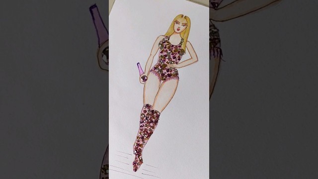 'FASHION ILLUSTRATIONS TUTORIAL #sketch #design #art #gucci #easy #illustration #prada #etsy #new'