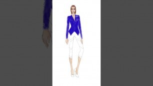 '#Fashiondesign  with #procreate #dubai# art#fashion #shorts #painting #illustration #trending'