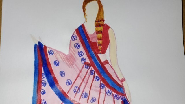 'model design | painting | drawing | girl painting | fashion designer | simple lehenga | new model |.'