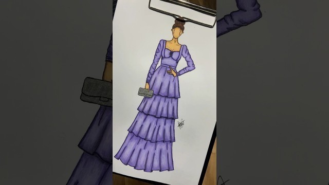 '✨✨ #croquidemoda #desenhodemoda #croqui #designdemoda #fashionilustration #fashiondesign #sketch'