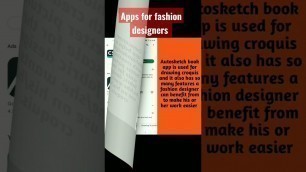 'Apps for fashion designers | apps for fashion illustration/digital fashion illustration'
