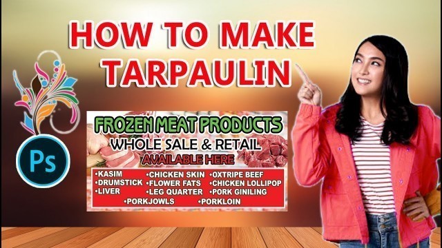 'Frozen Meat Tarpaulin Design'