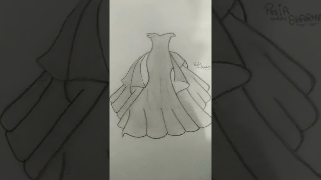 'Dress Design Drawing'