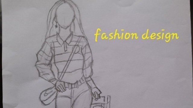 'drawing fashion design'