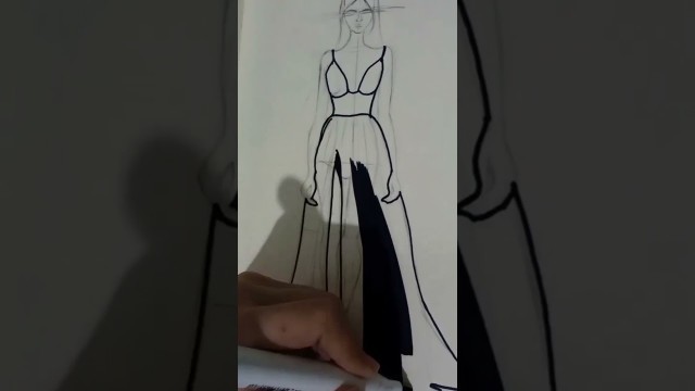 '#fashion #fashionable#fashionillustration#fashiondesign #fypシ #sketch#art#تصميم #ازياء#فاشن#fy'