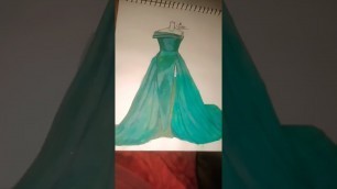 'Fashion Design drawing dress 