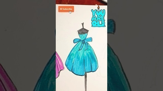 'Fashion Dress Design #drawing #art #style #dress #design #fashion #ytshorts #shorts'