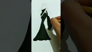 'Fashion designer drawing #shorts #drawing #fashion #viral #viralahorts #youtubeshorts #womensday'