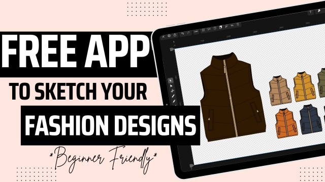 'FREE App To Sketch Your Clothing Designs *MOBILE FRIENDLY* | Design A Clothing Line'