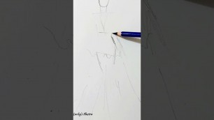 'fashion illustration sketch #shortvideo #drawing #short #sketch'