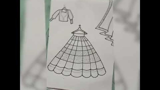 'dress drawing #youtubeshorts#shortvedio#shorts#fashion#design'