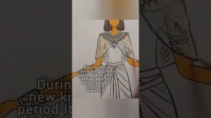 'Ancient Egyptian Dress... #shorts #fashiondesign #Egypt #ancient #fashionhistory#fashion'