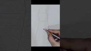 'fashion designer dress for beginners #Drawing #satisfying #shorts'