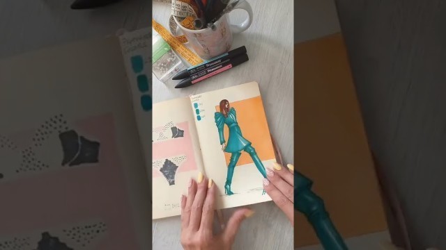 'illustration fashion design Patoo74 | Drawing Timelapse'