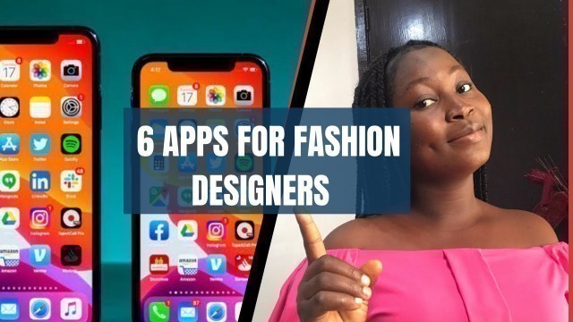 '6 MUST HAVE APPS FOR FASHION DESIGNERS| Top Apps for fashion Designers #fashionapp #iphone'