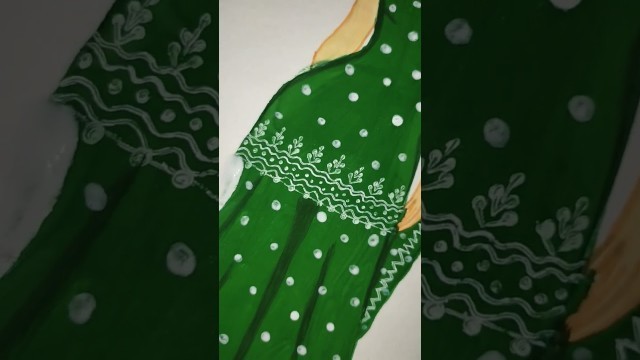 'Beautiful sharara dress design drawing|fashion illustration#shots #viral #support #subscribe'
