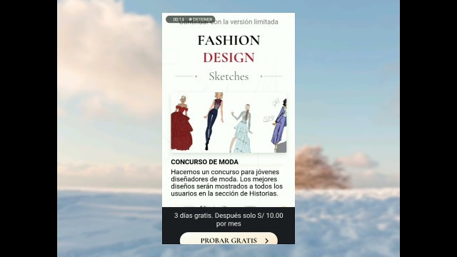 'como usar la app FASHION DESIGN. 