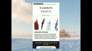 'como usar la app FASHION DESIGN. 