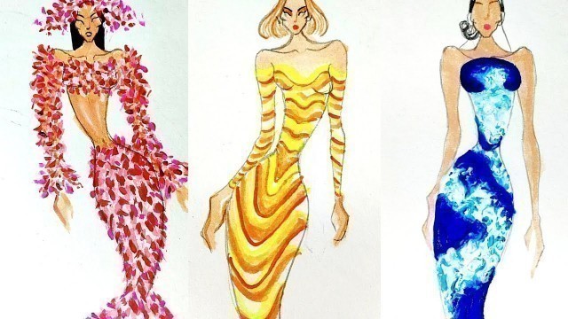 'fashion designing drawing /step by step /fashion illustration #fashiondesigner #fashionillustration'