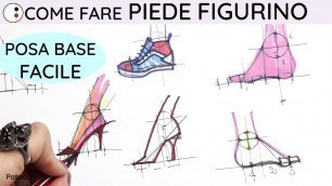 'FLAT SKETCH Scarpa Come Disegnare Plat Figurino VELOCE Piedi Fashion Design | Patoo.74 | Lavoro Moda'