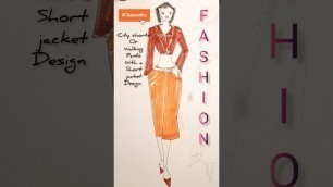 'Fashion Dress Design #drawing #style #ytshorts #shorts'