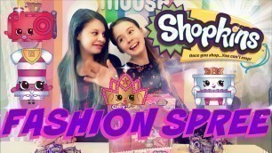'SHOPKINS FASHION SPREE BASKETS - Blind Bag Surpise Toys with MAKE-UP SPOT Playset'