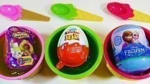 'Slime Clay Ice Cream Cup Surprise Kinder Joy Surprise Egg Shopkins Fashion Spree Disney Frozen'