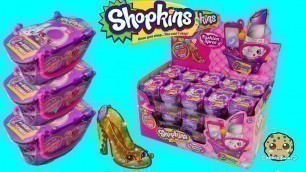 'Shopkins FASHION SPREE Blind Bag Box Unboxing Season 1 , 2 , 3 Exclusive Colors - Cookieswirlc Video'