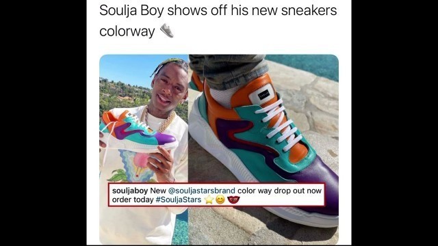 'Soulja boy new shoes color way#shorts #souljaboy #'