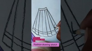 'fashion sketch drawing tutorial shorts #amazingarts #arts #artistlover #drawing #beginners #shorts'