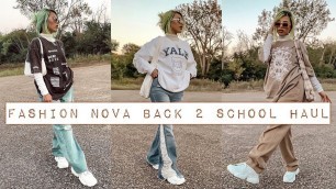 'BACK 2 SCHOOL HAUL FT   FASHION NOVA'