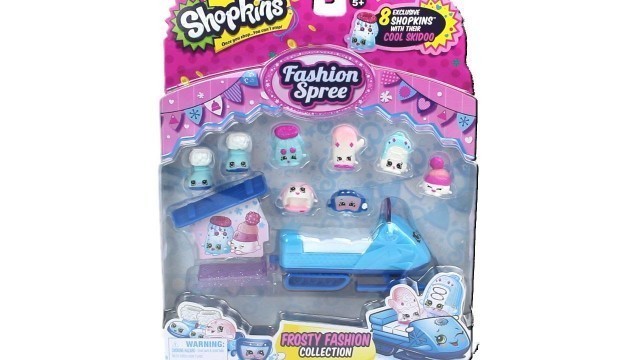 'Shopkins Fashion Spree Frosty Fashion Collection with 8 Exclusive Shopkins'