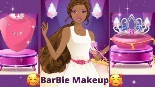 'Barbie Magical Fashion || makeup game || GIRLS GAME || Fun Makeup, Dress up, Hairstyle game'