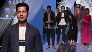 'Sumeet Vyas Ramp Walk for Khadi Village Industries Commission | Lakme Fashion Week 2019'