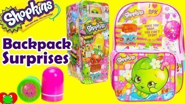 'Shopkins Backpack Surprises with Shopkins Lunch Bag'