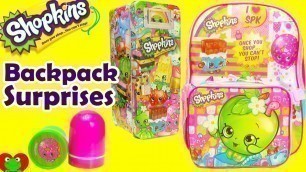 'Shopkins Backpack Surprises with Shopkins Lunch Bag'
