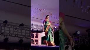 'Mrs A.P. SHOW, Ramp walk, my participation in traditional fashion show'