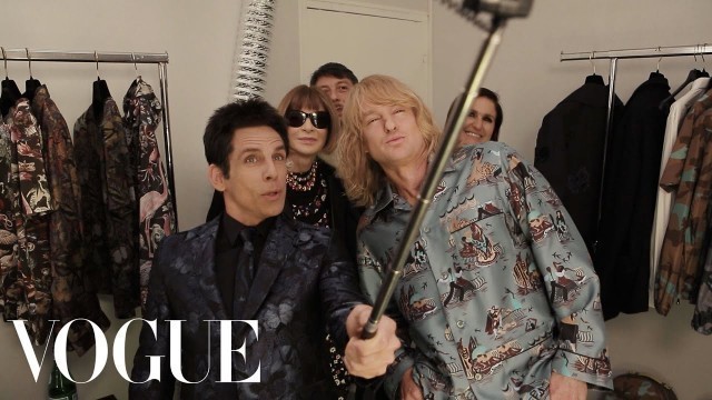 'Anna Wintour Talks Runway Walks with Derek Zoolander and Hansel Backstage at Valentino'