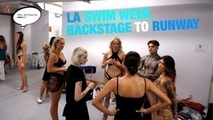 'LA Swim Week Backstage to Runway Walking Tour'