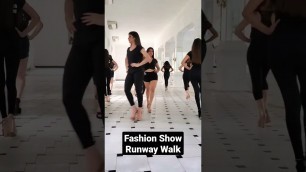 'Fashion Show Runway Walk Class | End of Show Final Walk'