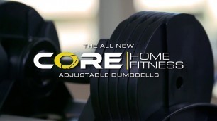 'Core Home Fitness Adjustable Dumbbell Set 5-50 lbs.'