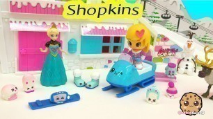 '8 New Shopkins Season 5 Playset Frosty Fashion Collection with Elsa Cookieswirlc Video'